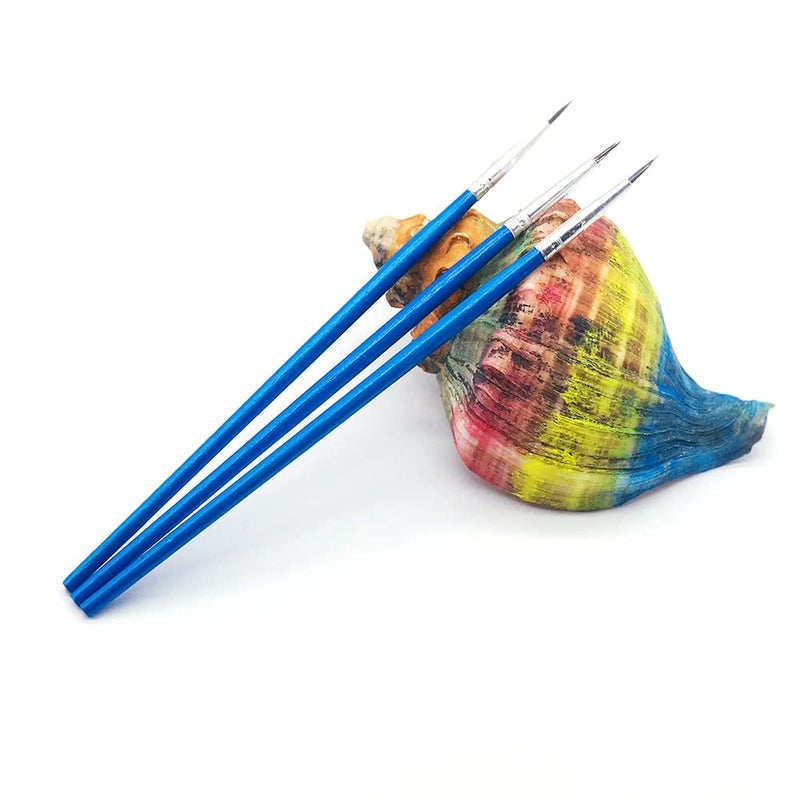 RUIHCBY 60 Pack Pointed Round Painting Brush,Hand Made Thread Drawing Brush,Detail,Nail Brushes for Detail and Miniature Drawing,Painting,Coloring by Acrylic, Oil and Watercolor (M(#00)) - Image 4